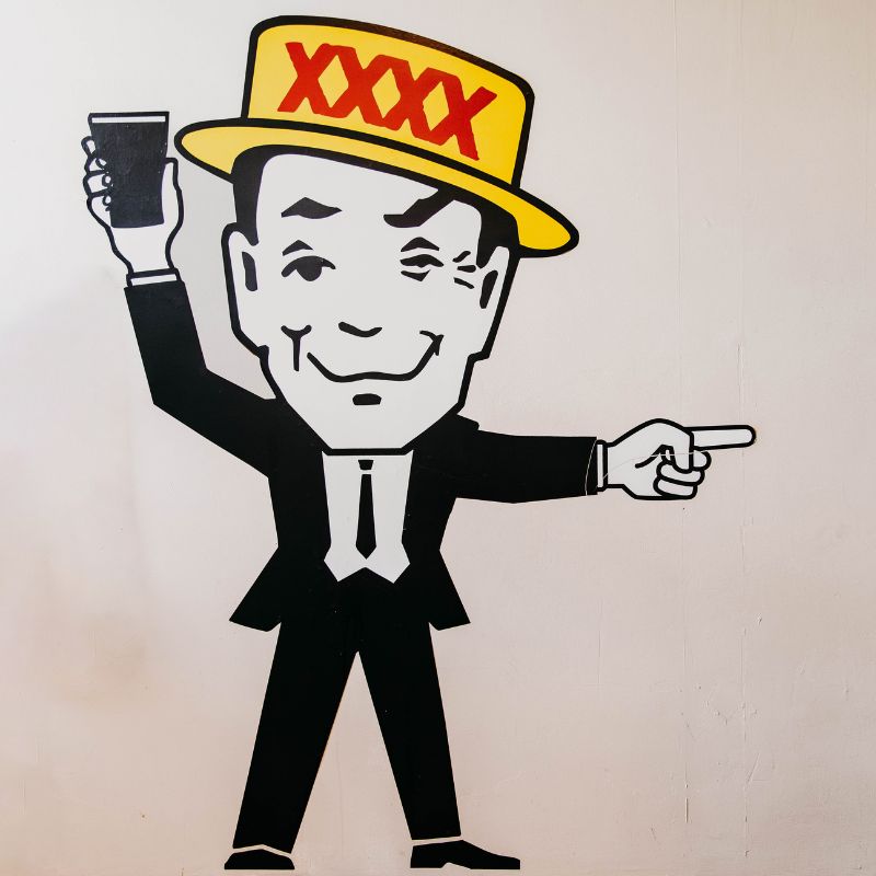 The xxxx man at the rocklea hotel
