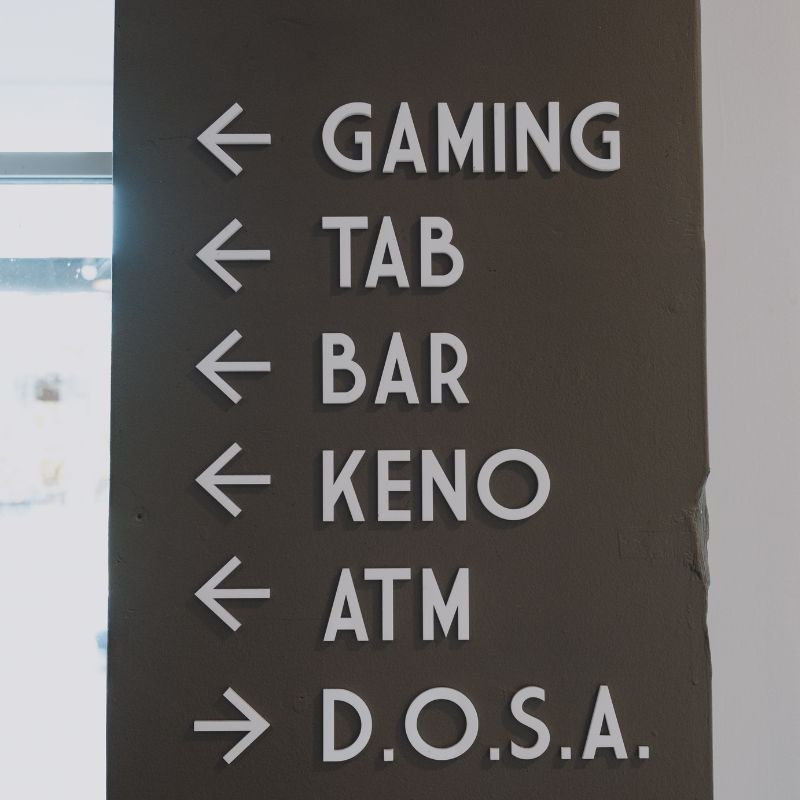 gaming room, tab and keno available at the rocklea hotel