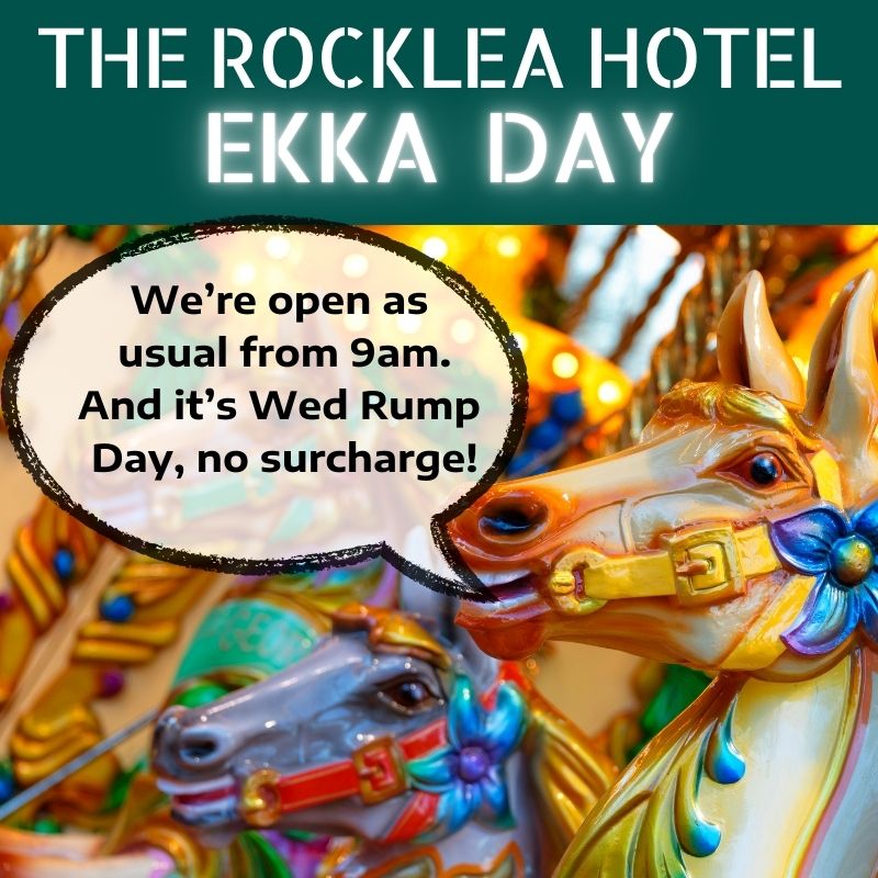 the rocklea hotel is open on ekka day